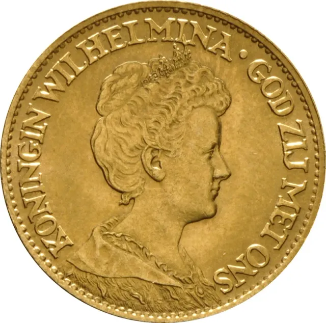 10 Fiorini Paesi Bassi - Guglielmina