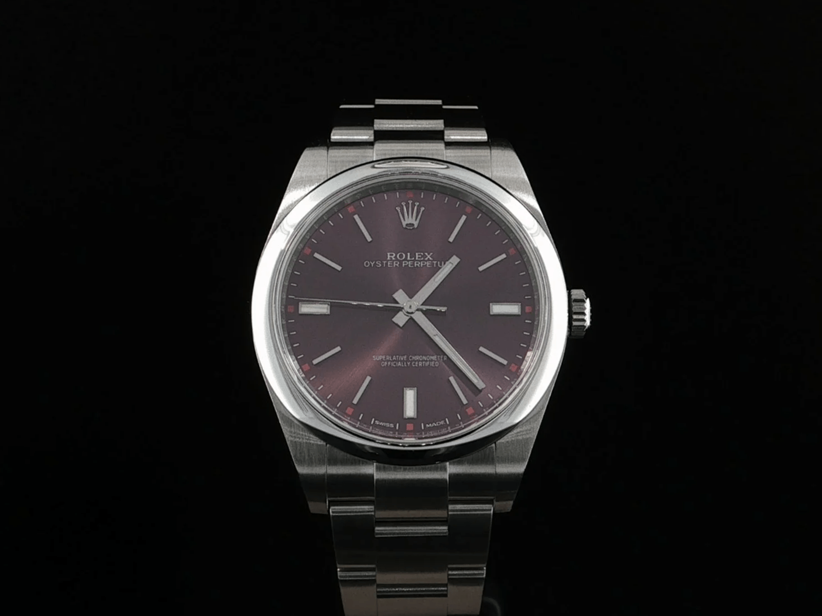 Rolex Oyster Perpetual 39 Red Grape